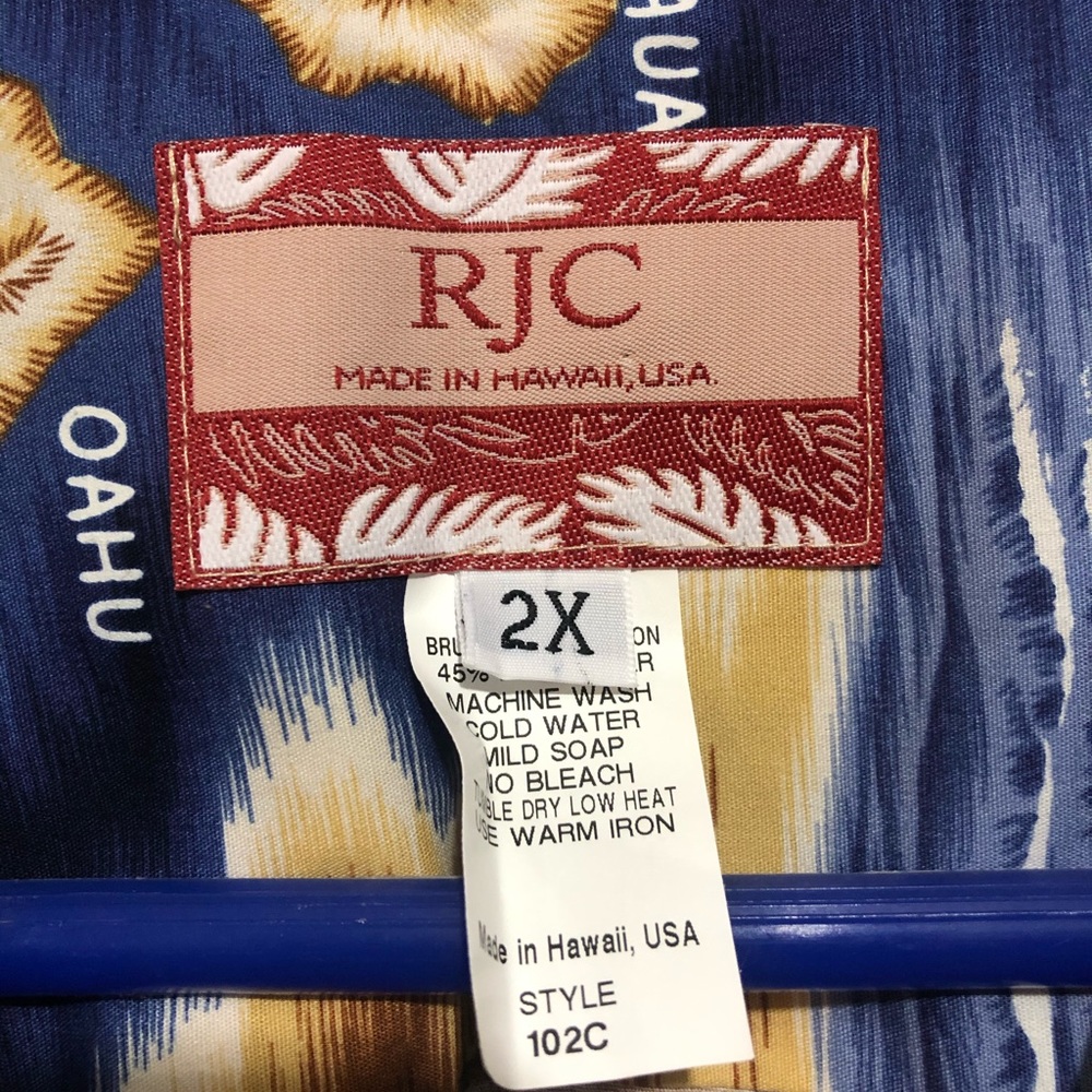 RJC Hawaiian button up shirt - Picture 3 of 3